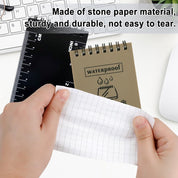 IBEQUEM 11-Pack Waterproof Pocket Notebooks – 3 x 5 Inch All-Weather Tactical Notepads for Outdoor Use, Police & Field Notes