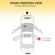 Unikpas Rear Right Window Motor for Kia Optima 2011–2015 – Rear Passenger Side