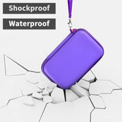 Travel Case for UCOMX/Nano/Iseyyox/LISEN/RTOPS 3-in-1 Wireless Charger – Foldable Magnetic Charging Station Storage Holder Bag – Purple (Box Only)