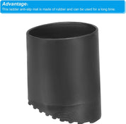 PATIKIL Step Ladder Foot Mat – 2 Pack 32mm Herringbone Rubber Ladder Feet Covers, Non-Slip Protective Caps for Ladder Legs