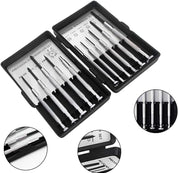 11 Piece Mini Precision Screwdriver Set – Chrome Finish, Ideal for Eyeglasses, Electronics, Jewelry