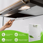 3-Pack W10169961A 5-Layer Aluminum Range Hood Filters – 10.5" x 12"