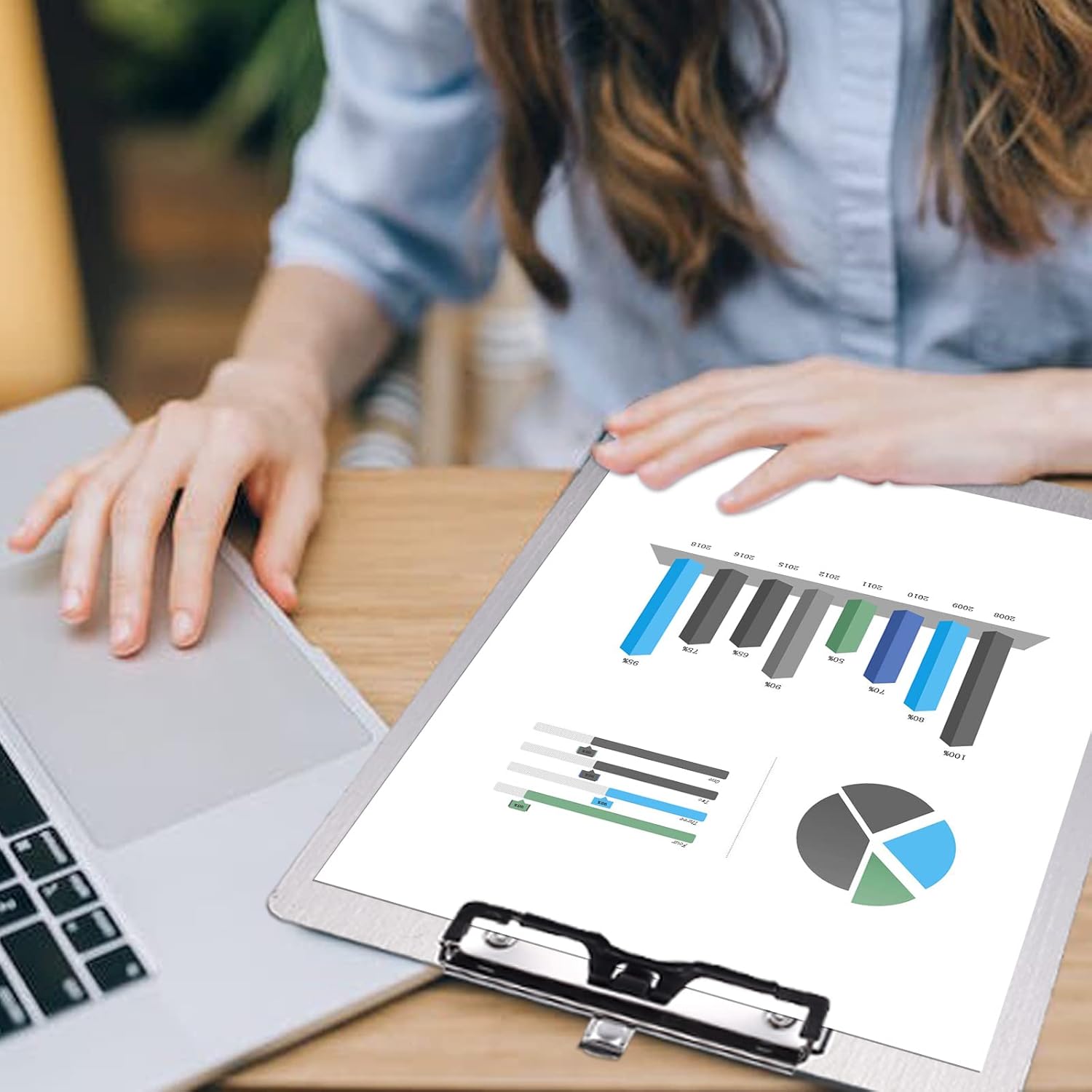 4×6 Stainless Steel Magnetic Clipboards – Mini Metal Clipboard with 304 Low Profile Clip, Message Board for Fridge, Recipes, Notes (4.3" x 6.5")