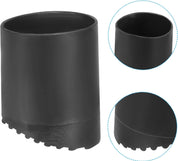 PATIKIL Step Ladder Foot Mat – 2 Pack 32mm Herringbone Rubber Ladder Feet Covers, Non-Slip Protective Caps for Ladder Legs