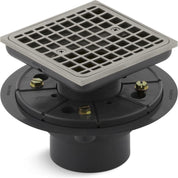 KOHLER K-9136 Clearflo Square Design Tile-in Shower Drain – Brushed Nickel