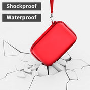 ANKHOH Travel Case for UCOMX, Iseyyox, LISEN, RTOPS 3-in-1 Wireless Charger – Foldable Magnetic Storage Bag, Red