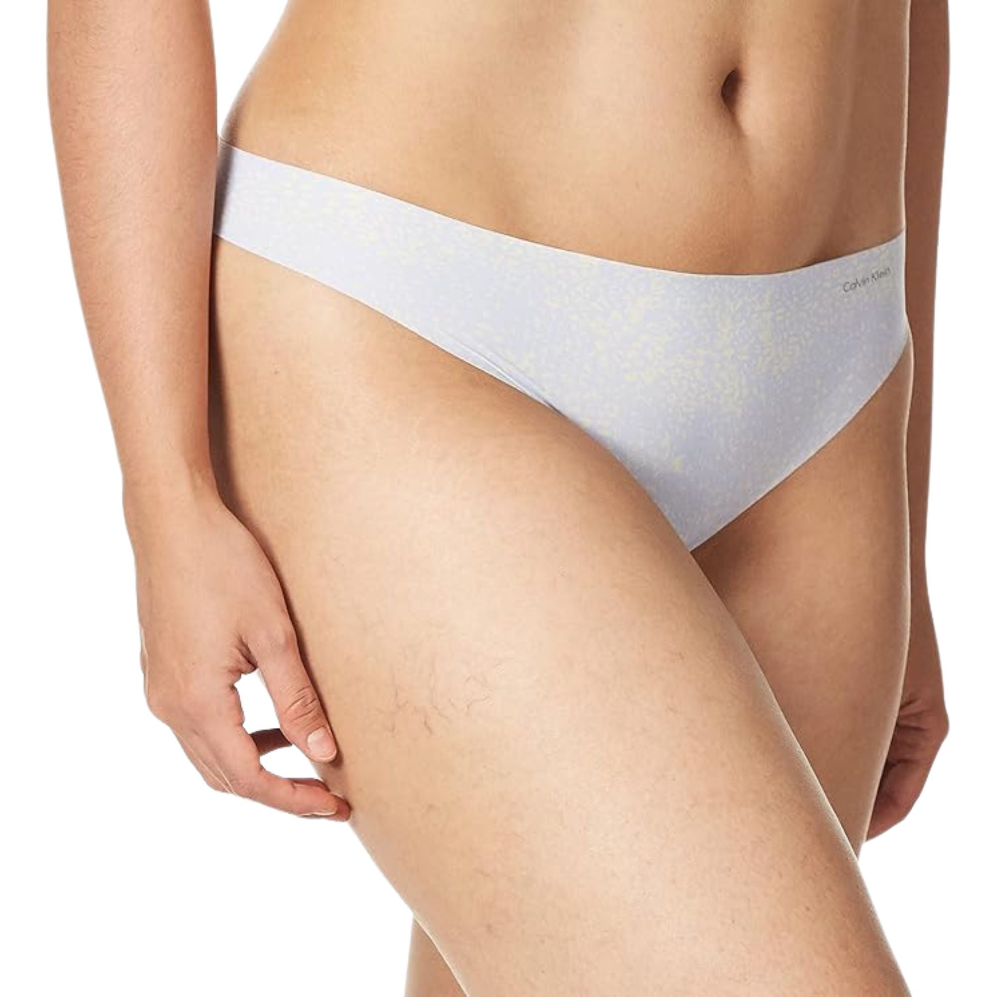 Calvin Klein Women's Invisibles Seamless Thong Panty - Small, Pastel Purple