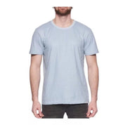 Eleven Paris Men's Short Sleeve Crewneck Crackle Graphic T-Shirt, Blue - Small