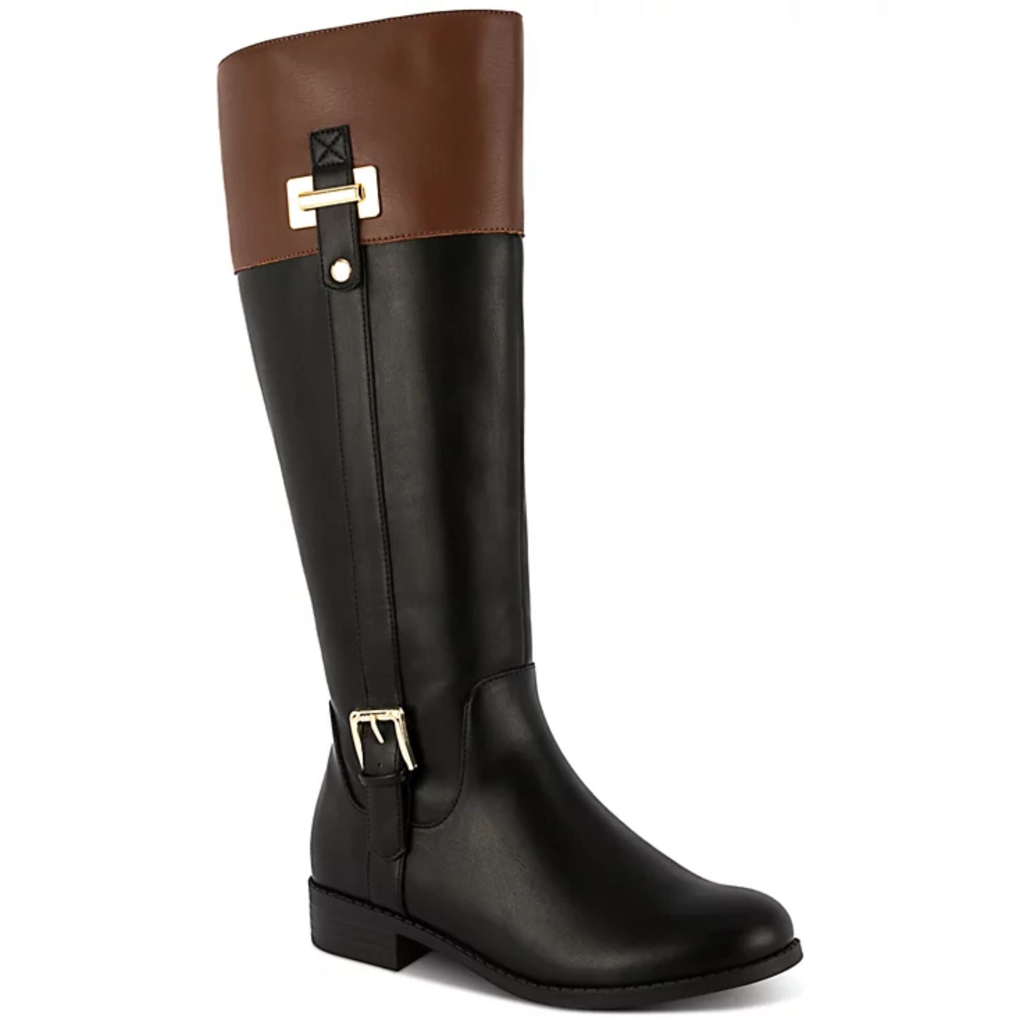 Karen Scott Women's Edenn Riding Boots – Black, Size 6.5M