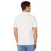 Calvin Klein Mens Colorblock Short Sleeve Polo Shirt, Beige - Medium