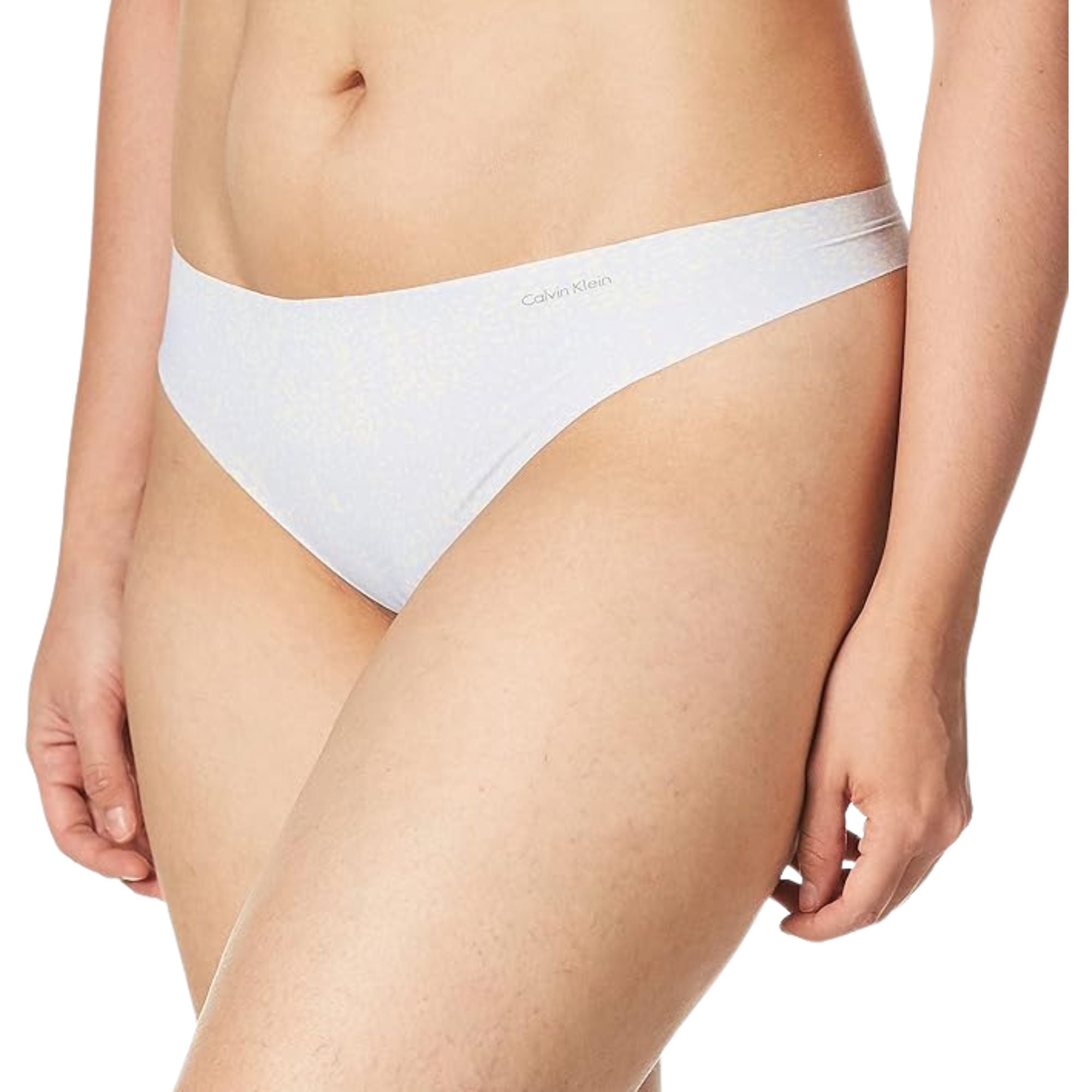 Calvin Klein Women's Invisibles Seamless Thong Panty - Small, Pastel Purple