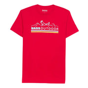 Bass Outdoor Men's Float Short Sleeve T-Shirt Red Medium