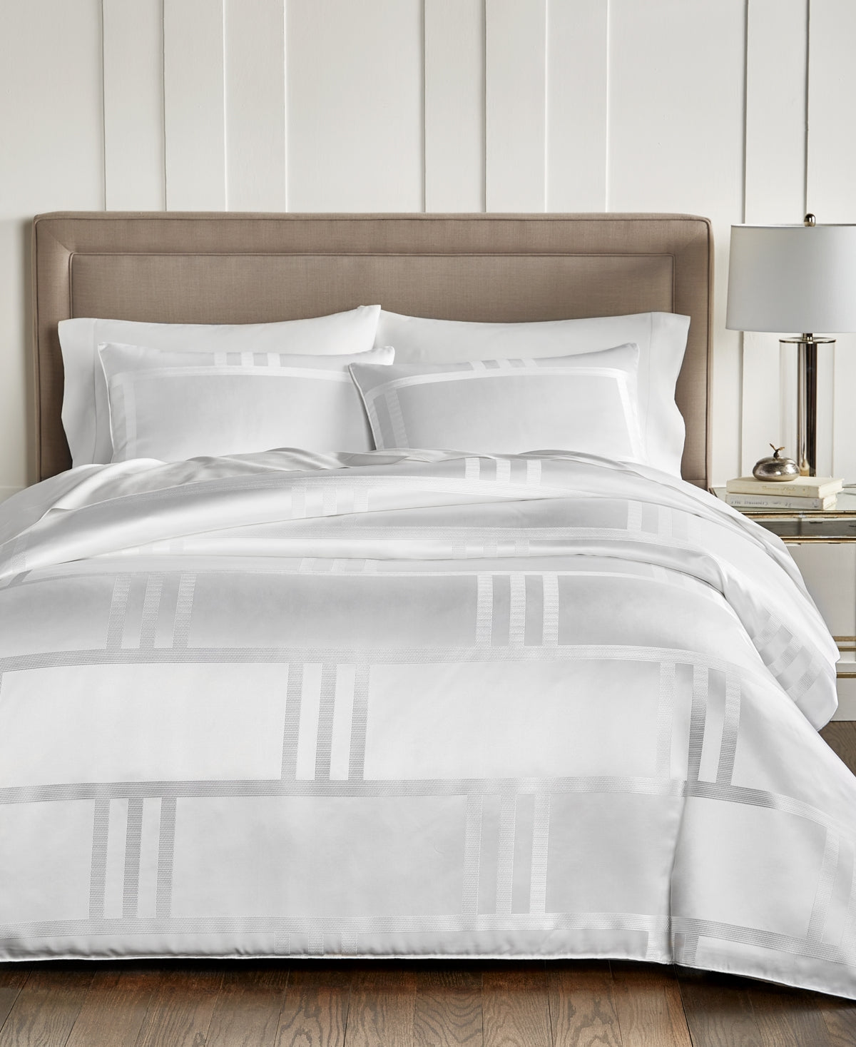 Hotel Collection Structure 3-Pc. Comforter Set, King - White