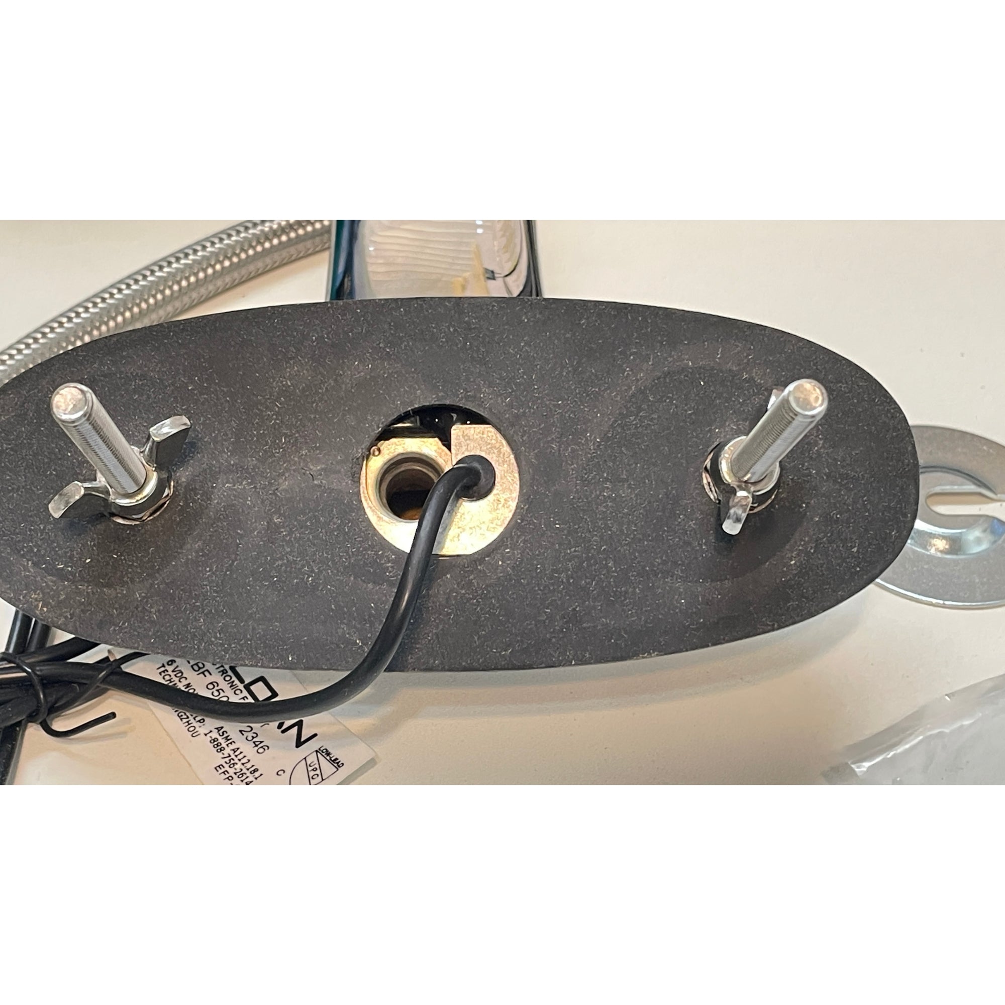 SLOAN EBF-650-BAT-TEE-CP-0.5GPM-MLM-IR-FCT Sensor Faucet – Chrome, 3-Hole Low Arc, Battery Powered