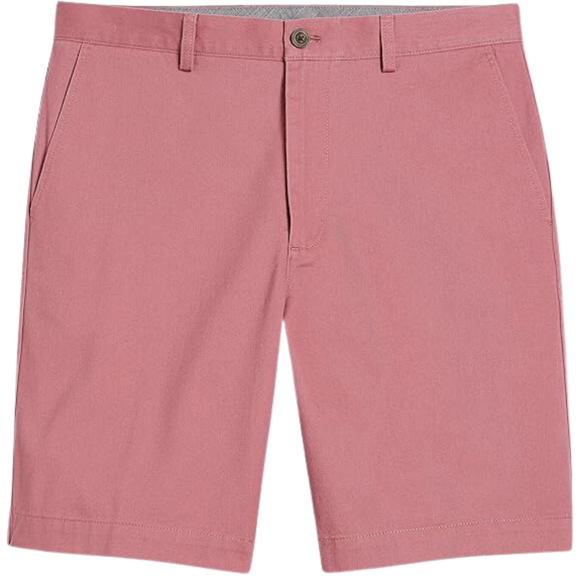 Club Room Men’s 9" Stretch Shorts Bundle – 2-Pack – Size 38 – Coral Pink & Red Casual Chino Shorts