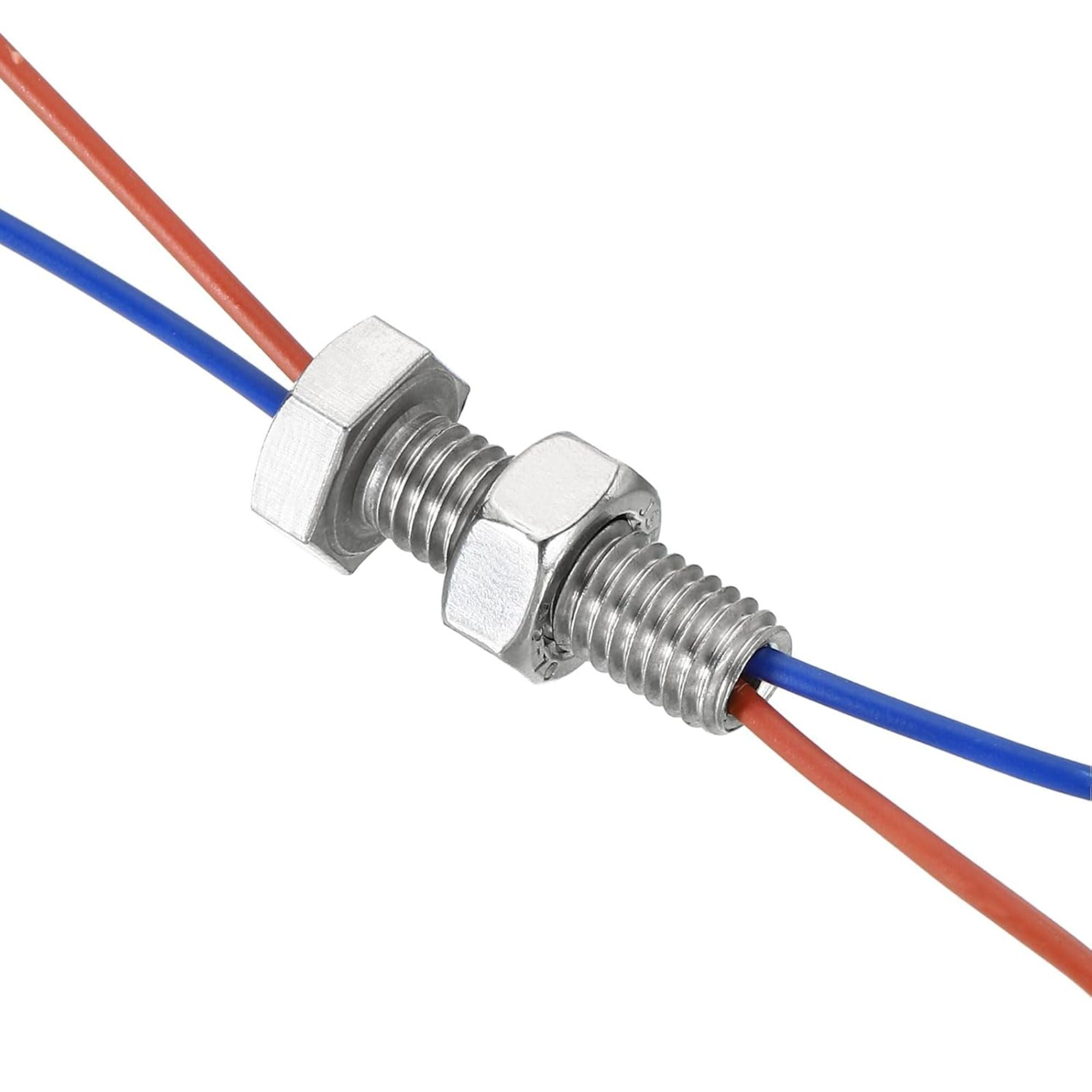 PATIKIL M8x40mm Hollow External Hexagon Screws – 30 Sets with Nuts, 304 Stainless Steel Set of 30