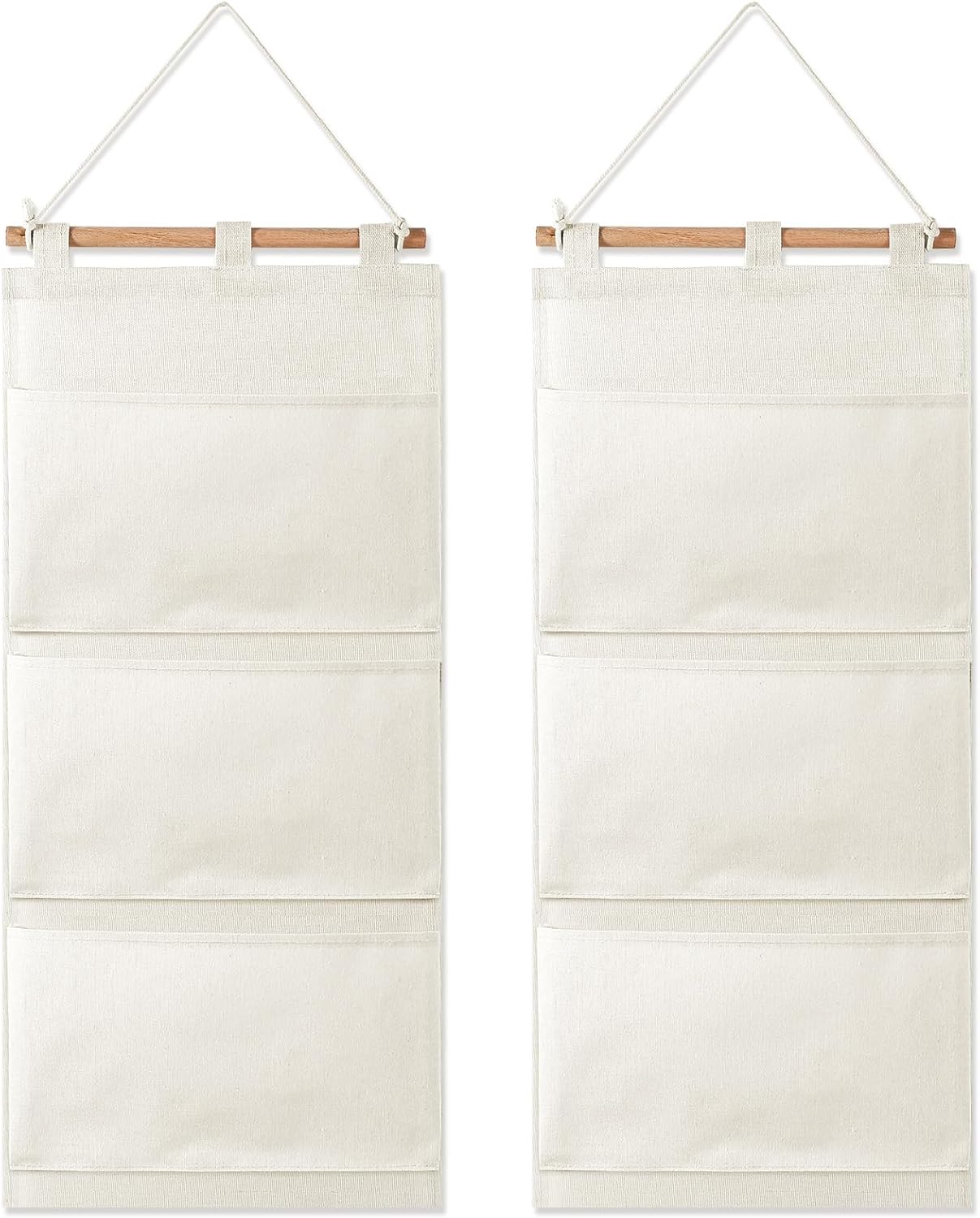 2-Pack Fish Extender Gift Hangers – 3-Pocket Cruise Hanging Organizers for FE Gift Exchanges & Pixie Dusting, 2025 Cruise Ready (White)