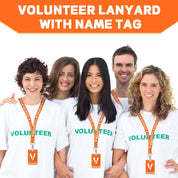 Colarr 24-Pack Volunteer Lanyards with PVC ID Badge Holders – Bulk Breakaway Neck Straps for Events, Church, School, Fundraisers