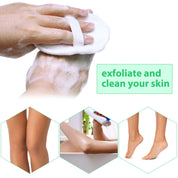 24-Pack Exfoliating Loofah Sponge Pads – Natural Facial & Body Scrubber for Bath, Shower, Spa (White & Brown)