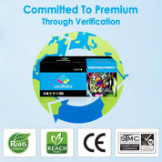 LeciRoba 3-Pack High-Yield Toner Cartridge Replacement for Xerox 106R02759/58/57/56 – Compatible with Xerox Phaser 6020, 6022, WorkCentre 6025, 6027 Series (Black/Yellow/Magenta – Cyan Not Included)