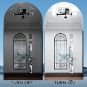 Sputnik Black Crystal 4-Light Semi Flush Mount Ceiling Light – Modern Industrial Chandelier with Round Crystal Shades, G9 LED Compatible