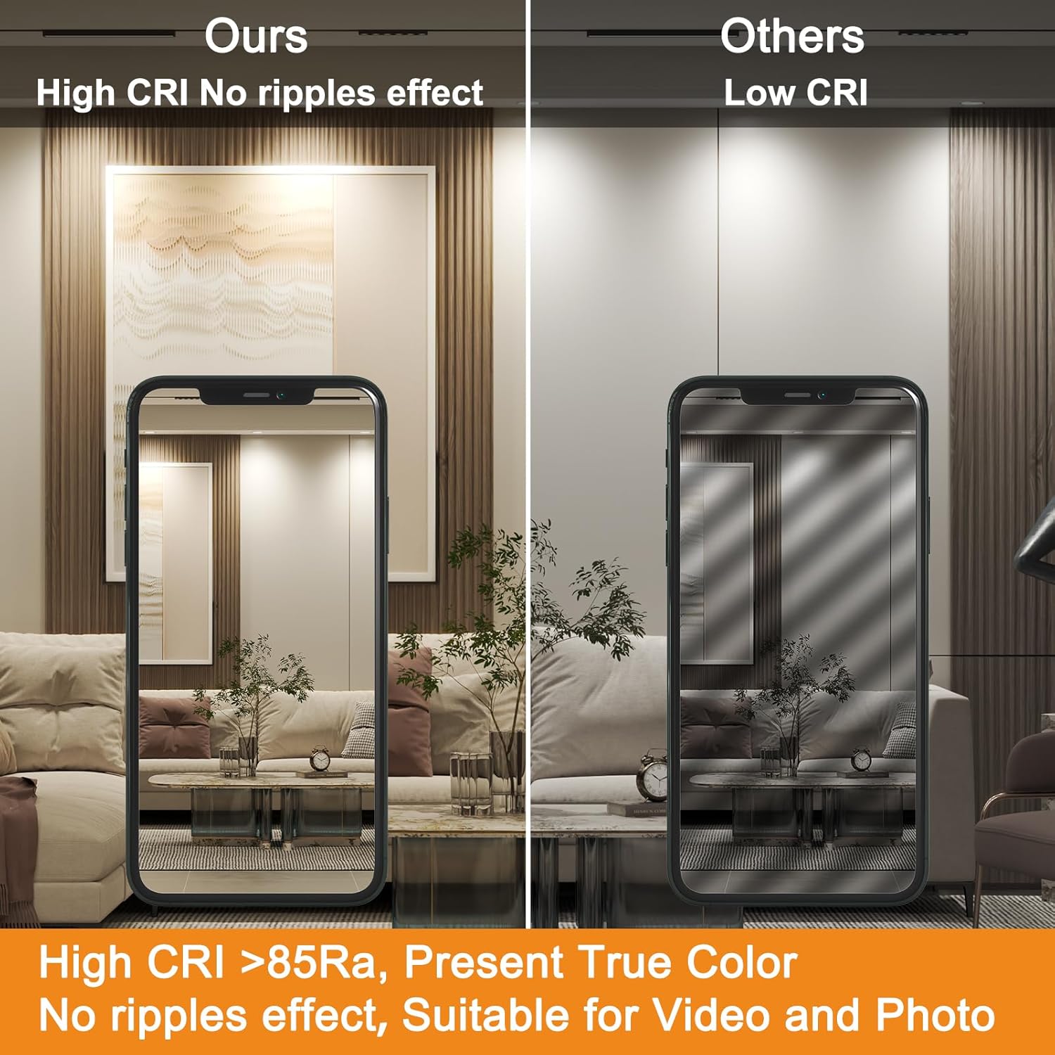 ChangM 4-Inch Color Changing LED Recessed Downlights – 12W, 1000 Lumens – RGB & Warm White 2700K – Dimmable with Remote – 80 LEDs – 6-Pack