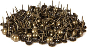 5/8" x 13/16" Antique Bronze Upholstery Tacks – 100-Pack Furniture Thumb Tacks – Decorative Push Pins for DIY Wood Furniture & Sofa Décor