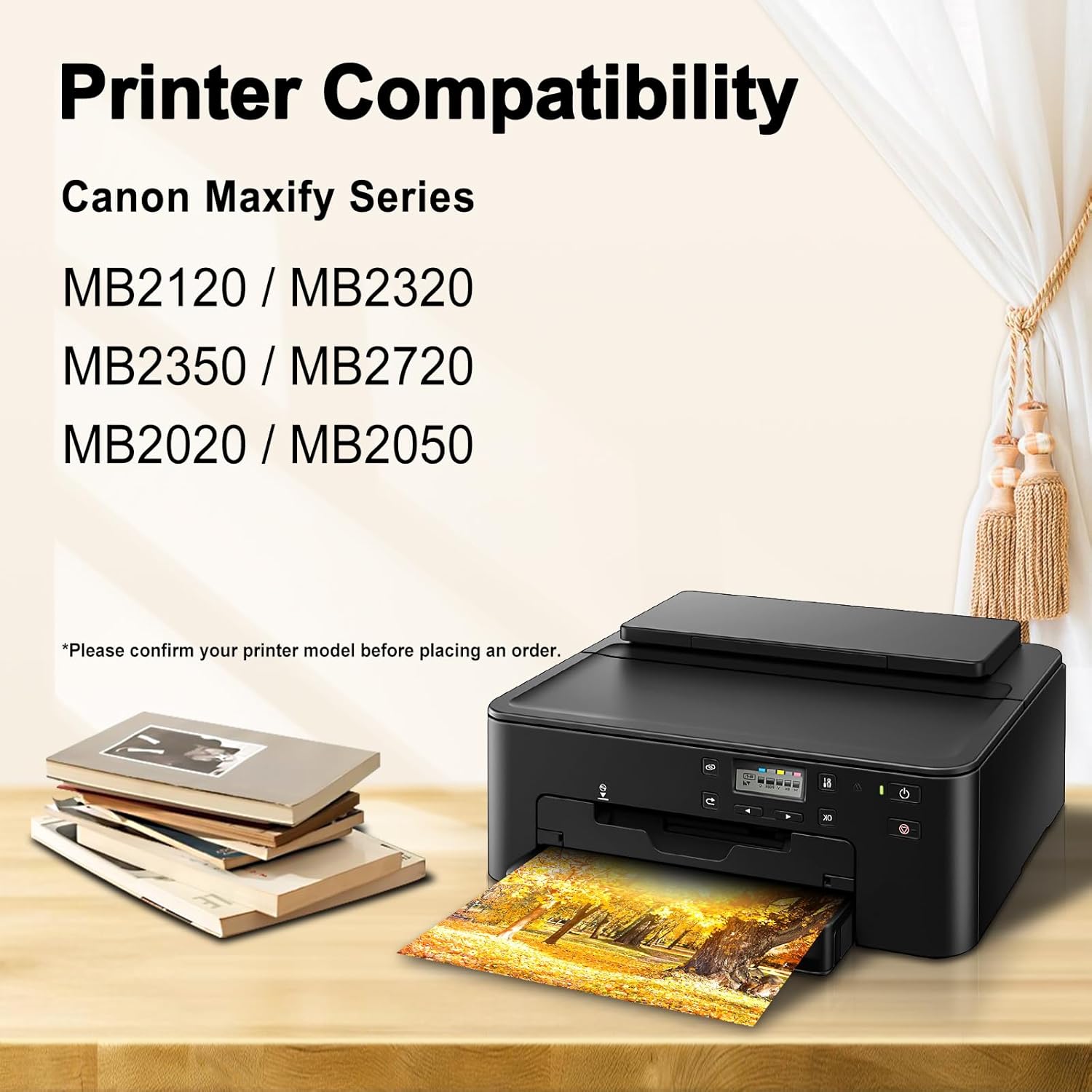 Miss Deer Maxify 1200 Ink Cartridges, Compatible for Canon 1200XL PGI 1200 XL, High Yield Work with Maxify MB2720 MB2120 MB2020 MB2050 MB2320 MB2350 M