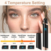 Heated Eyelash Curlers – Rechargeable Electric Lash Curler with Eyelash Comb, Updated Model, Black
