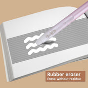 Edufun Erasable Gel Pens – 6 Pack, Black Ink, 0.5mm Fine Point with Clear Eraser, Smooth Writing for Notes, Planners & Puzzles