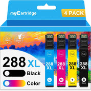 MyCartridge Remanufactured 288XL Ink Cartridge 4-Pack – High-Yield Replacement for Epson XP-430, XP-330, XP-434, XP-440, XP-446, XP-340