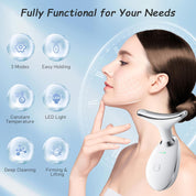 ForeverShine 7 in 1 Electric Face and Neck Tool – Anti-Aging Skincare Device for Wrinkle Removal, Home Daily Use