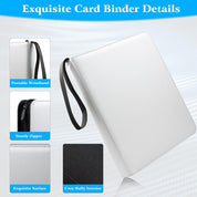 WOT I 900-Pocket Trading Card Binder – Zippered Card Holder Case with Double-Sided Sleeves