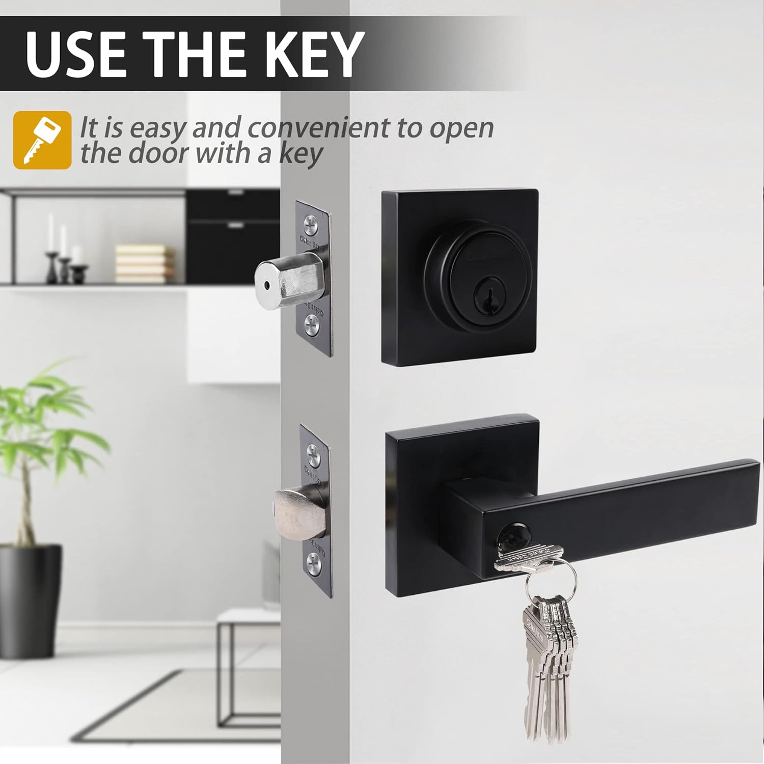 Cielsa Dawn Exterior Door Lock Set – Handle & Deadbolt Combo