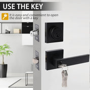 Cielsa Dawn Exterior Door Lock Set – Handle & Deadbolt Combo
