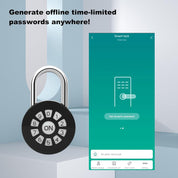 Decruil Digital Padlock with Code – Weatherproof Combination Lock for Outdoor Gate, Fence, Locker, or Smart Home Use