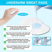 150 PCS Underarm Sweat Pads – Premium Disposable Armpit Sweat Shields for Men & Women – Ultra-Absorbent, Comfortable Hyperhidrosis Protection