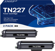 TN 227 Toner Cartridge Replacement for Brother – TN227/TN223 Black – Compatible with MFC-L3770CDW, MFC-L3750CDW, MFC-L3710CW, HL-L3210CW Printers – 2-Pack – NOB