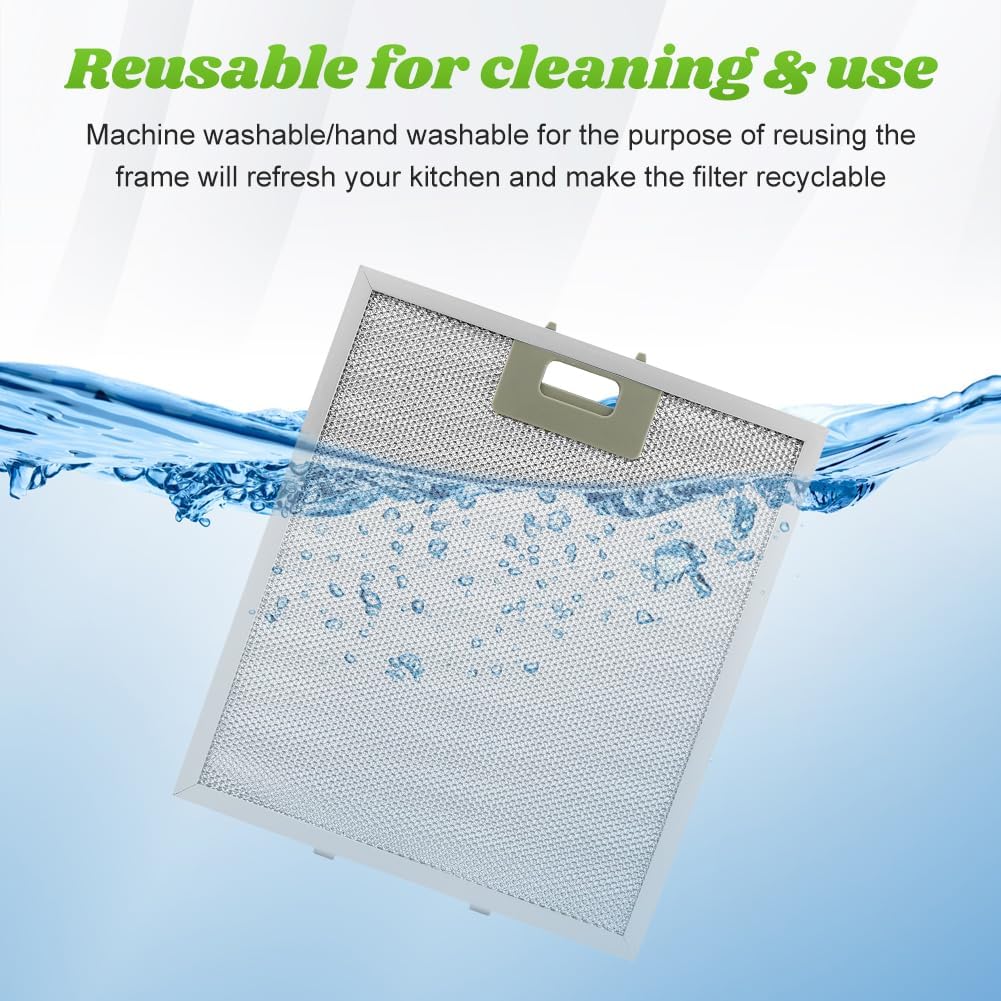 3-Pack W10169961A 5-Layer Aluminum Range Hood Filters – 10.5" x 12"