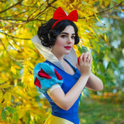 Red Bow Headband – Costume Headband for Women and Girls, Ideal for Snow White & Powerpuff Girls Outfits
