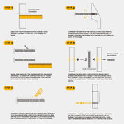 Goldenwarm 10-Pack 3" Brushed Gold Cup Pulls – Brass Bin Drawer Handles for Cabinets & Dressers