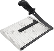 ZEQUAN Guillotine Paper Cutter – 12-Inch Heavy Duty Paper Trimmer with Safety Blade Lock, 12 Sheet Capacity – Metal Paper Slicer for Office, Home, and School