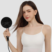 AINA Hair Dryer with Diffuser – Ionic Blow Dryer for Women with Cold Shot, Ceramic Coating & Turbo Heat, Fast Drying for Shine (Misty Blush)