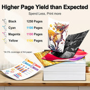 Miss Deer Maxify 1200 Ink Cartridges, Compatible for Canon 1200XL PGI 1200 XL, High Yield Work with Maxify MB2720 MB2120 MB2020 MB2050 MB2320 MB2350 M