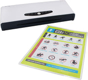 Optiazure Thermal Laminating Pouches – 9" x 11.5" – 5mil – 100-Pack – Clear Letter Size Sheets – Durable Plastic for Documents & Photos