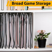 18pcs Mesh Zipper Pouch File Bags – 10 Large A3 & 8 Letter A4 Waterproof PVC Storage Bags – Black Reusable Zipper Bags for Puzzles, Board Games, School & Office Supplies