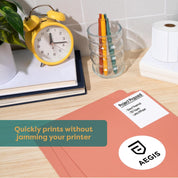 2 ¼” x 1 ¼” Direct Thermal Labels – Barcode & Address Labels, Perforated, Compatible with Rollo, Zebra & Other Desktop Printers