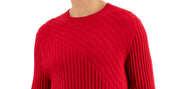 INC International Concepts Mens Tucker Crewneck Sweater Ruby, Dark Red - Medium
