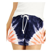 Jenni Women's Drawstring Cotton Tie-Dyed Pajama Shorts - Size Medium
