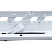 Handua 16x6 Steel Air Supply Diffuser, 1-Way Register Vent Cover Grill for Sidewall and Ceiling, White – Outer Dimensions 17.75" x 7.75"